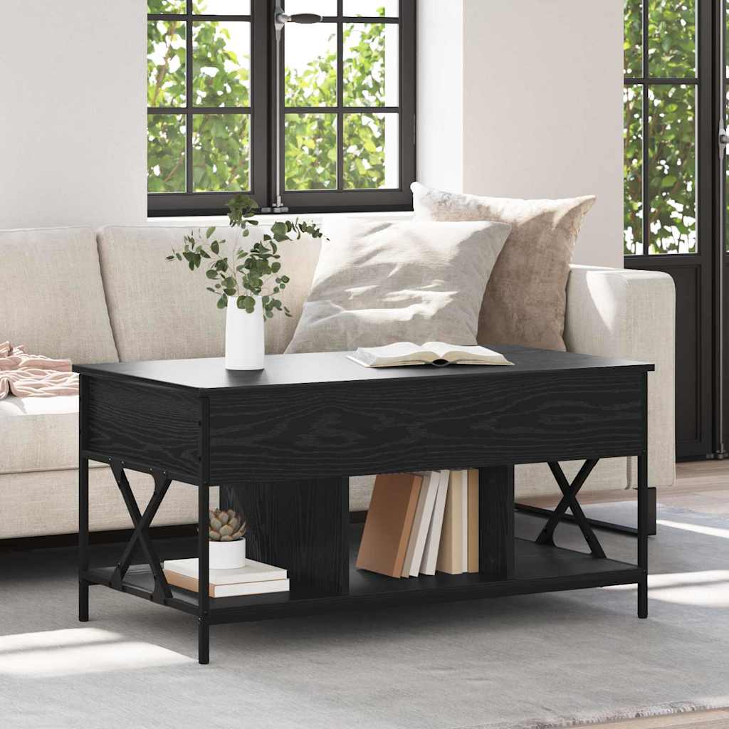 Couchtisch Schwarz Eiche 100x55 cm