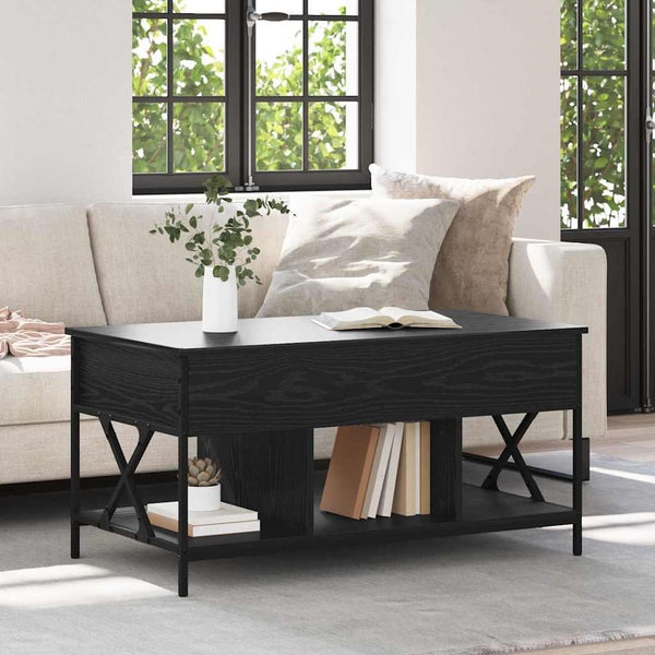 Couchtisch Schwarz Eiche 100x55 cm