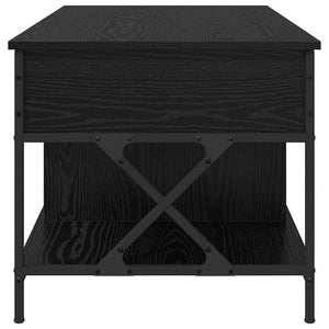 Couchtisch Schwarz Eiche 100x55 cm