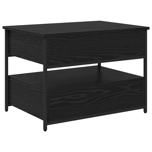 Schwarzer Couchtisch Eichenoptik