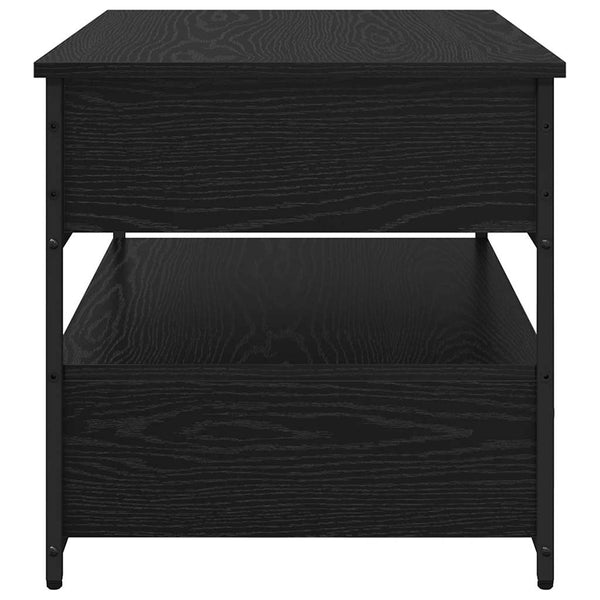 Schwarzer Couchtisch Eichenoptik