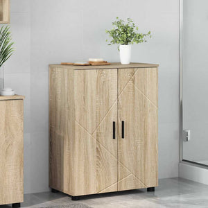 Badezimmerschrank Sonoma-Eiche 60x35x80cm