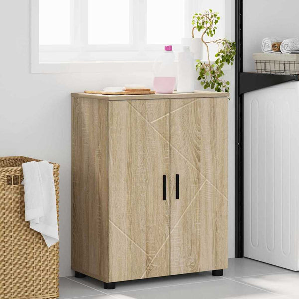 Badezimmerschrank Sonoma-Eiche 60x35x80cm