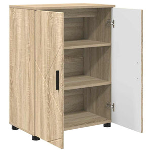 Badezimmerschrank Sonoma-Eiche 60x35x80cm