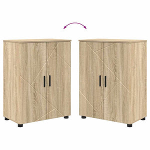 Badezimmerschrank Sonoma-Eiche 60x35x80cm