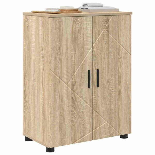 Badezimmerschrank Sonoma-Eiche 60x35x80cm