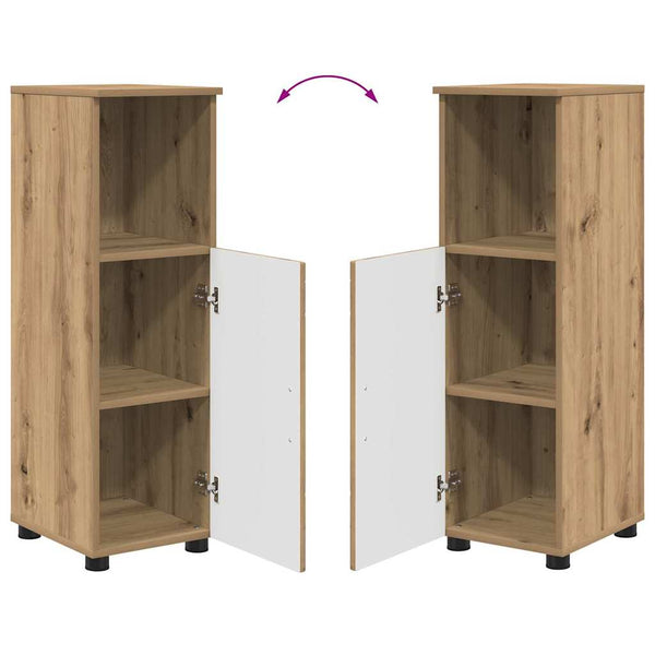 Badezimmerschrank Artisan Eiche 30x35x95cm
