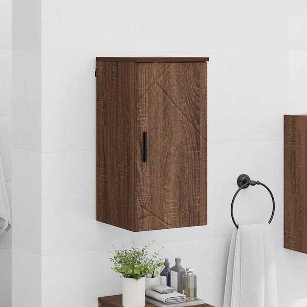 Badezimmerschrank Braun Eichenoptik 30x61 cm