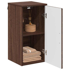 Badezimmerschrank Braun Eichenoptik 30x61 cm
