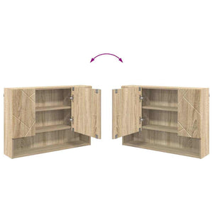 Spiegelschrank Sonoma-Eiche 80 cm