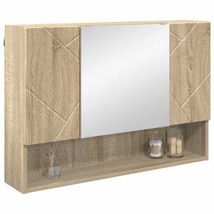 Spiegelschrank Sonoma-Eiche 80 cm