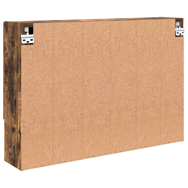 Spiegelschrank Geräucherte Eiche 80cm