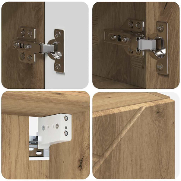 Spiegelschrank Artisan-Eiche 80 cm