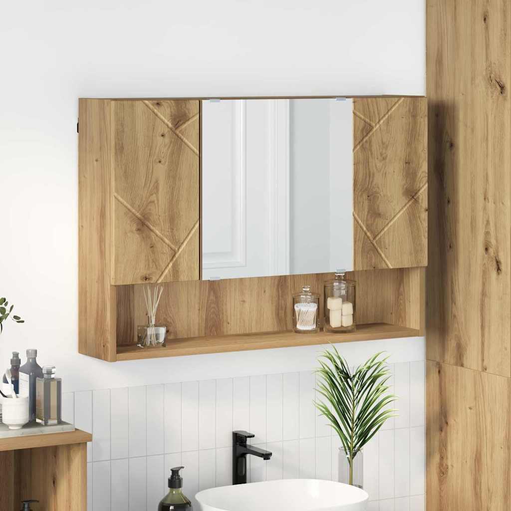 Spiegelschrank Artisan-Eiche 80 cm