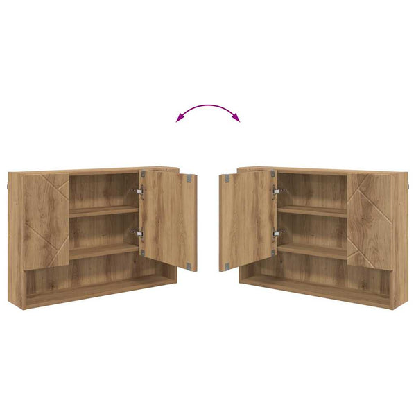 Spiegelschrank Artisan-Eiche 80 cm