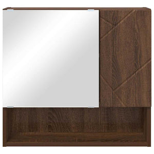 Spiegelschrank Braun Eichen-Optik 59 cm