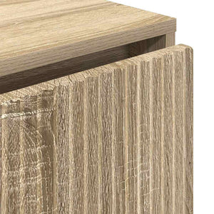 vidaXL Sideboard Sonoma Oak 79.5 x 33 x 82 cm Engineered Wood