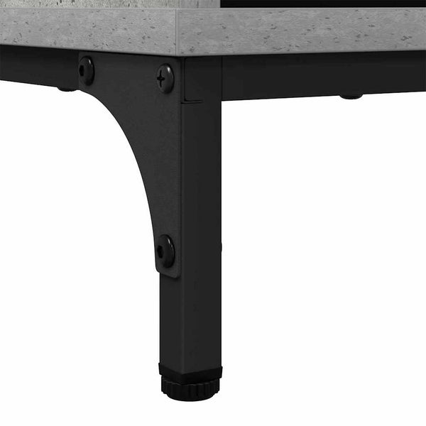 vidaXL Sideboard Concrete Gray 79.5 x 33 x 82 cm Engineered Wood