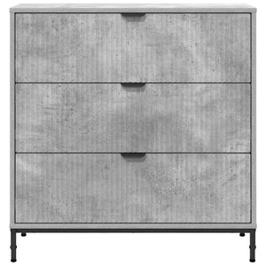 vidaXL Sideboard Concrete Gray 79.5 x 33 x 82 cm Engineered Wood