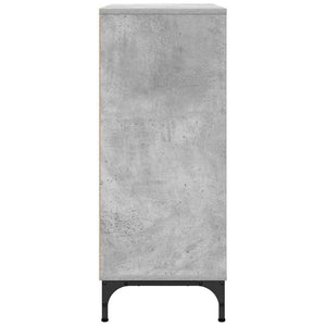vidaXL Sideboard Concrete Gray 79.5 x 33 x 82 cm Engineered Wood