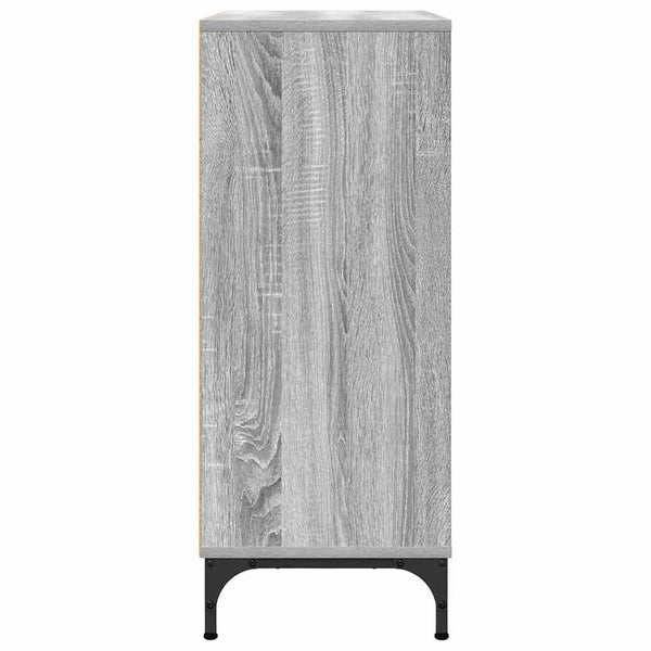 vidaXL Sideboard Grey Sonoma 79.5 x 33 x 82 cm Engineered Wood