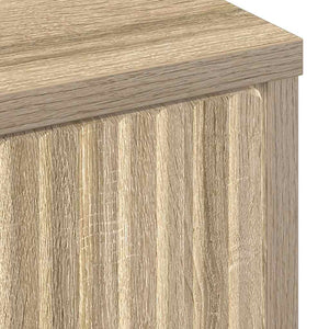 vidaXL Sideboard Sonoma Oak 89.5x33x82 cm Engineered Wood