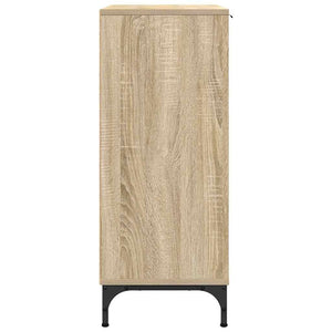vidaXL Sideboard Sonoma Oak 89.5x33x82 cm Engineered Wood