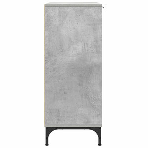 vidaXL Sideboard Concrete Gray 89.5 x 33 x 82 cm Engineered Wood