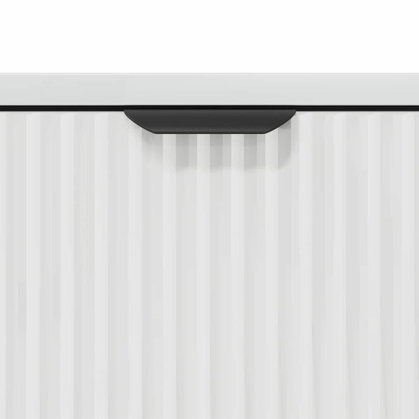 vidaXL High Gloss White Sideboard 89.5 x 33 x 82 cm Engineered Wood