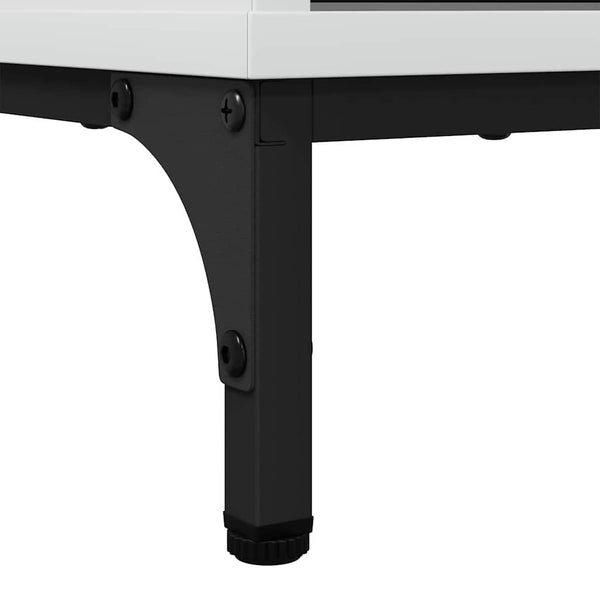 vidaXL High Gloss White Sideboard 89.5 x 33 x 82 cm Engineered Wood