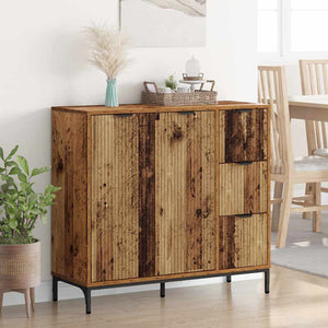 vidaXL Sideboard Reclaimed Wood 89.5 x 33 x 82 cm Engineered Wood