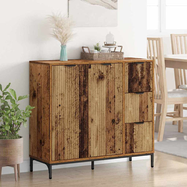 vidaXL Sideboard Reclaimed Wood 89.5 x 33 x 82 cm Engineered Wood