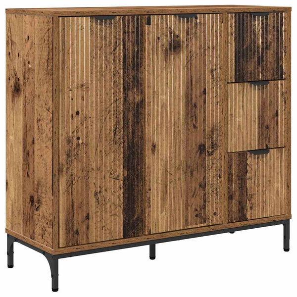 vidaXL Sideboard Reclaimed Wood 89.5 x 33 x 82 cm Engineered Wood