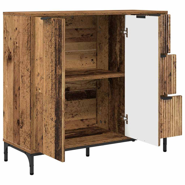 vidaXL Sideboard Reclaimed Wood 89.5 x 33 x 82 cm Engineered Wood