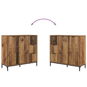 vidaXL Sideboard Reclaimed Wood 89.5 x 33 x 82 cm Engineered Wood