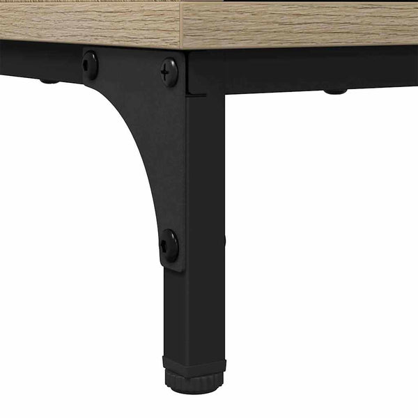 vidaXL Nightstand Sonoma Oak 63.5 x 36 x 61 cm Engineered Wood