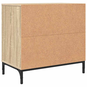 vidaXL Nightstand Sonoma Oak 63.5 x 36 x 61 cm Engineered Wood