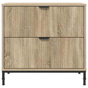 vidaXL Nightstand Sonoma Oak 63.5 x 36 x 61 cm Engineered Wood