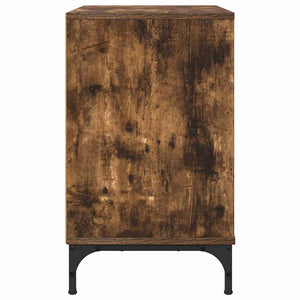 vidaXL Nightstand Smoked Oak 63.5 x 36 x 61 cm Engineered Wood