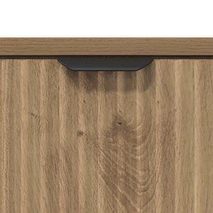 vidaXL Nightstand Artisan Oak 63.5 x 36 x 61 cm Engineered Wood