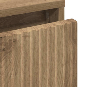vidaXL Nightstand Artisan Oak 63.5 x 36 x 61 cm Engineered Wood