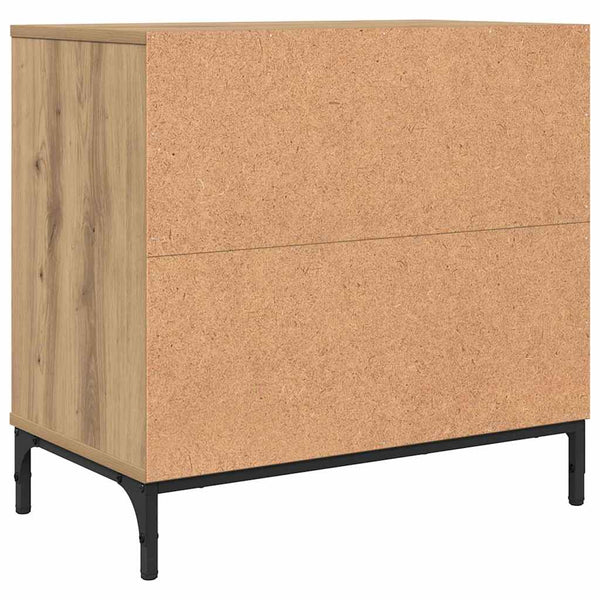 vidaXL Nightstand Artisan Oak 63.5 x 36 x 61 cm Engineered Wood