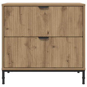 vidaXL Nightstand Artisan Oak 63.5 x 36 x 61 cm Engineered Wood