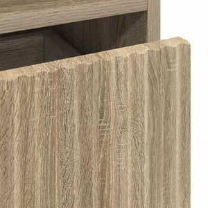 vidaXL Bedside Cabinet 2 pcs Sonoma Oak 49 x 36 x 61 cm Engineered Wood