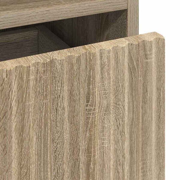 vidaXL Bedside Cabinet 2 pcs Sonoma Oak 49 x 36 x 61 cm Engineered Wood