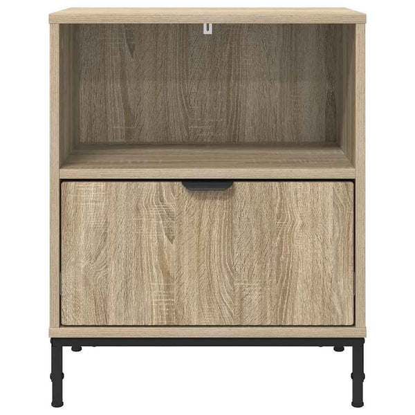 vidaXL Bedside Cabinet 2 pcs Sonoma Oak 49 x 36 x 61 cm Engineered Wood
