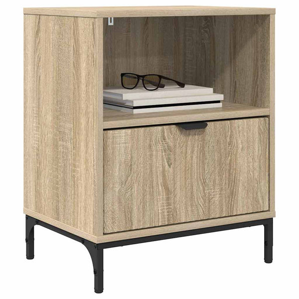 vidaXL Bedside Cabinet 2 pcs Sonoma Oak 49 x 36 x 61 cm Engineered Wood