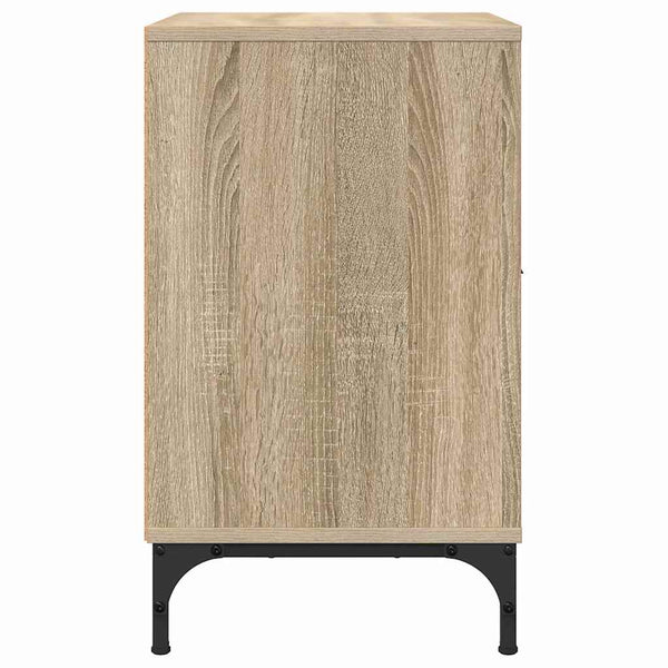 vidaXL Bedside Cabinet 2 pcs Sonoma Oak 49 x 36 x 61 cm Engineered Wood