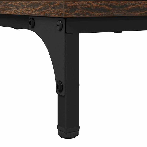 vidaXL Nightstand Smoked Oak 49 x 36 x 61 cm Engineered Wood