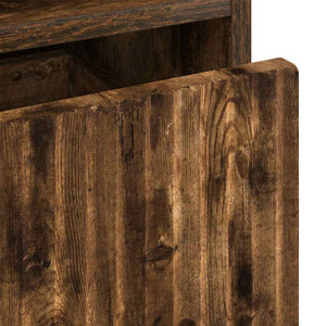 vidaXL Nightstand Smoked Oak 49 x 36 x 61 cm Engineered Wood